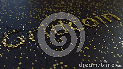 Gridcoin słowo robić ruszać się złote liczby Cryptocurrency transakcje lub kopalnictwo odnosić sie konceptualną animację ilustracja wektor Gridcoin słowo robić ruszać się złote liczby Cryptocurrency transakcje lub kopalnictwo odnosić sie konceptualną animację ilustracja wektor
