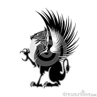 Griffin heraldry 1 Vector Illustration