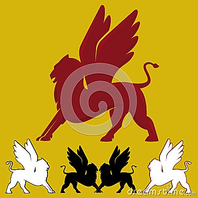 Griffin (vector) Stock Photo