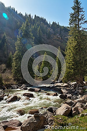 Grigorevsky gorge Stock Photo