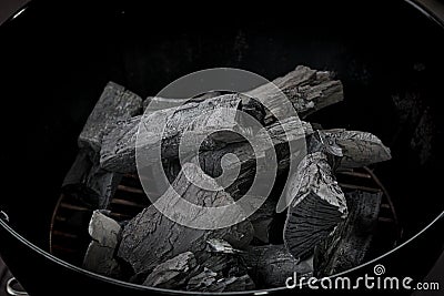 Grill charcoal. Bbq coal texture Barbeque charcoal Stock Photo