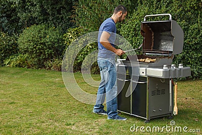 Grill cooking out Stock Photo