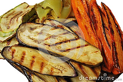 Grill vegetables Stock Photo