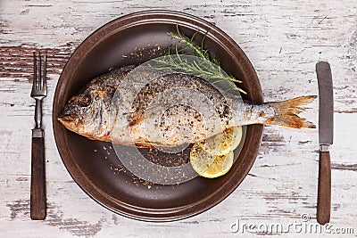 Delicious mediterranean seafood. Stock Photo