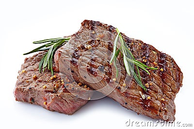 Grilled beef steak Stock Photo