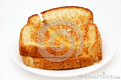 Grilled cheese Stock Photo
