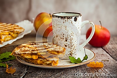 Grilled Cheese Sandwich Stock Photo