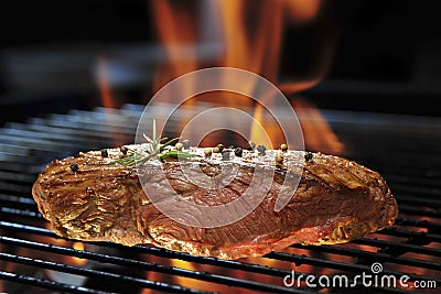 Grilled meat Stock Photo