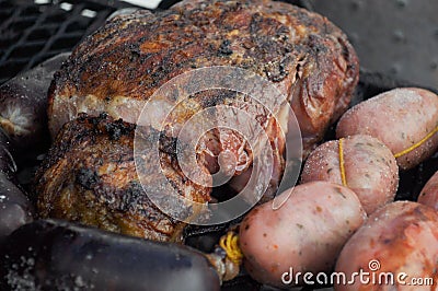 Grilled Steak Bife de Chorizo Stock Photo