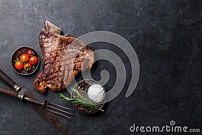 T-bone steak Stock Photo