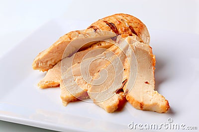 Grilled turkey breast Stock Photo