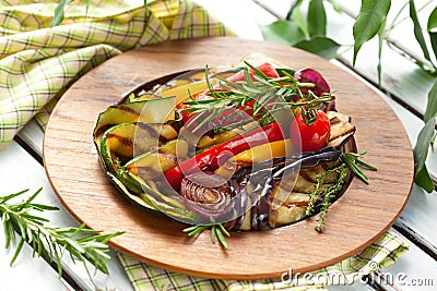 Grilled vegetables Stock Photo