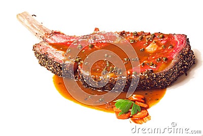 Grilled Wagyu beef steak Stock Photo