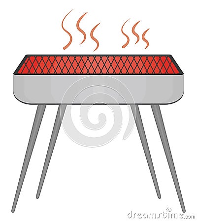 Griller, icon Vector Illustration