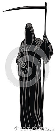 The Grim Reaper Vector Illustration