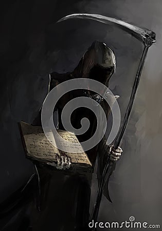 Grim reaper Stock Photo