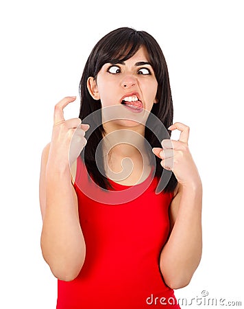 Grimace Stock Photo