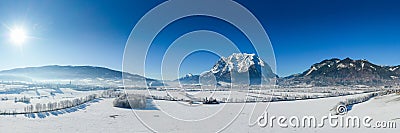 Grimming mountain in Ennstal, Steiermark, Austria Stock Photo