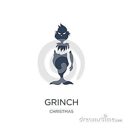 grinch icon in trendy design style. grinch icon isolated on white background. grinch vector icon simple and modern flat symbol for Vector Illustration