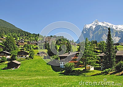 Grindelwald,Bernese Oberland,Switzerland Stock Photo