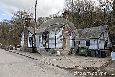 The cafÃ© at Grindleford Editorial Stock Photo