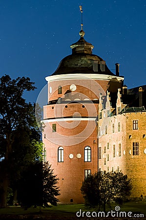 Gripsholm Castle theater tower Stock Photo