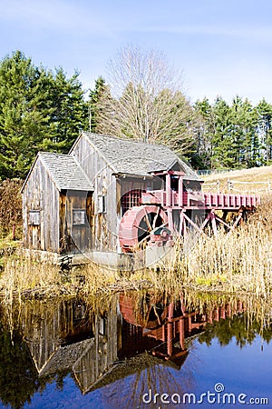 Grist mill Stock Photo