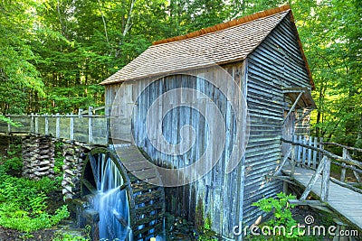 Grist Mill Stock Photo