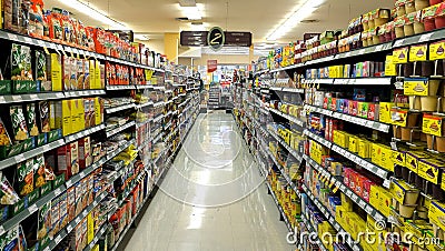 Grocery shop Editorial Stock Photo