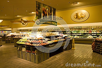 Grocery store supermarket Editorial Stock Photo