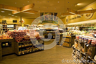 Grocery store supermarket Editorial Stock Photo