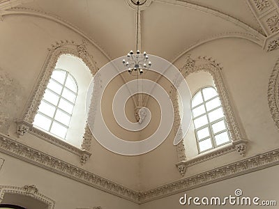 GRODNO, BELARUS - MARCH 18, 2019: Interior synagogue in the city of Grodno Editorial Stock Photo