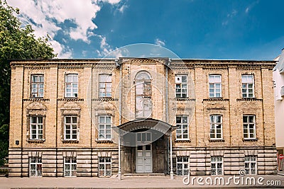 Grodno, Belarus. It Was New Building For Jewish Hospital At Sver Editorial Stock Photo