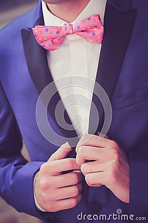 Groom suit Stock Photo