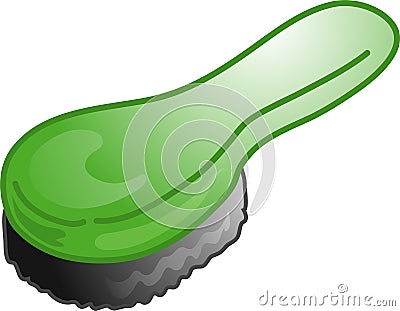 Grooming brush icon Vector Illustration