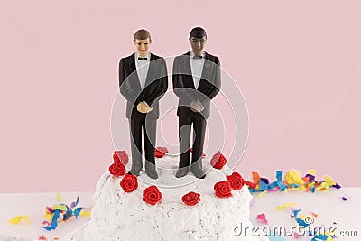 Grooms wedding Stock Photo