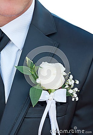 Groomsmen close-up Stock Photo