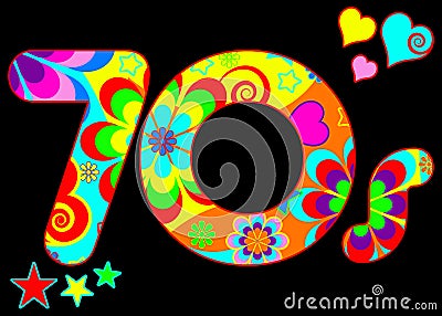 Groovy 70s Disco Design Stock Photo - Image: 15095600