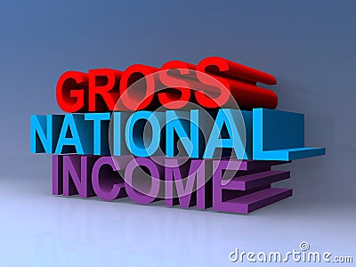 Gross national income Stock Photo