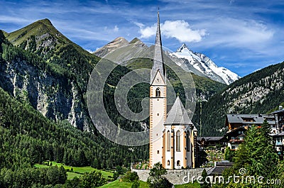 Grossglockner in Austria, European Alps Stock Photo