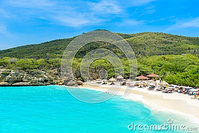 Grote Knip beach, Curacao, Netherlands Antilles - paradise beach Editorial Stock Photo