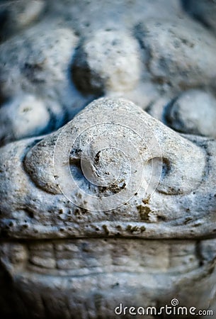 Grotesque Statue Stock Photo