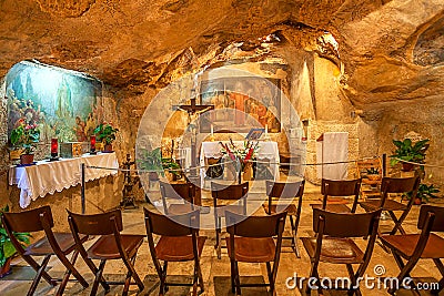 Grotto of Gethsemane in Jerusalem, Israel. Stock Photo