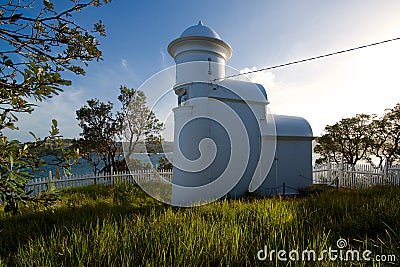 Grotto Point Lighthouse, Sydney Harbour, Australia Stock Photo