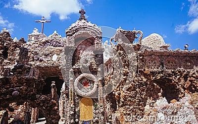 The Grotto of the Redemption West Bend, Iowa Stock Photo