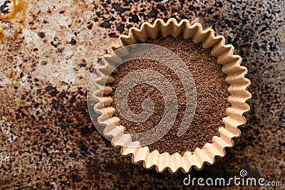 Ground Allspice in a Paper Liner Stock Photo