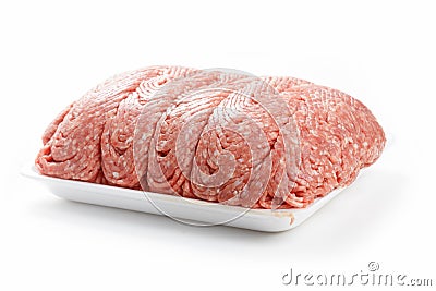 Ground Pork Meat Stock Photo