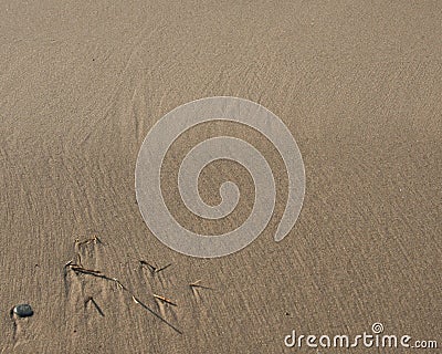 Ground ripples sand background Stock Photo