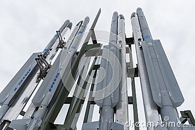 Ground to air guided missiles Editorial Stock Photo