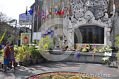 Ground Zero Monument Bali Editorial Stock Photo